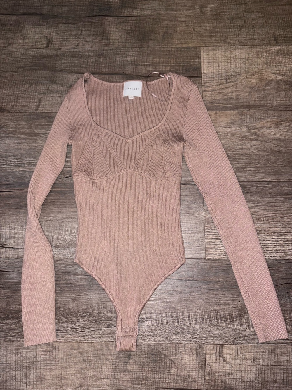 Pink Rose body suit size small